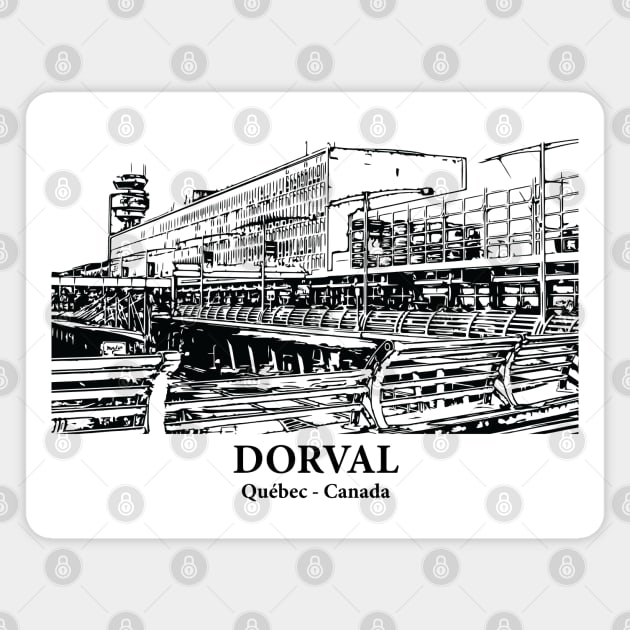 Dorval - Québec Magnet by Lakeric